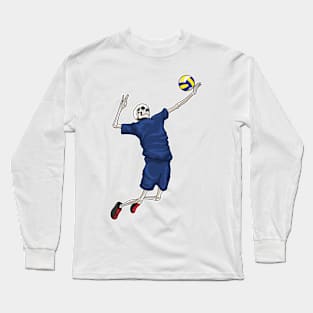 Skeleton Volleyball Long Sleeve T-Shirt